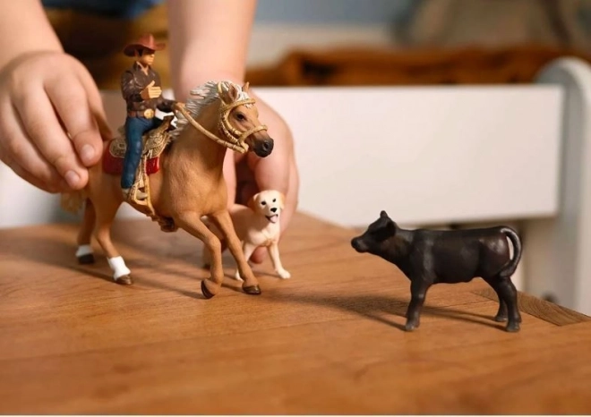 Set di figure Cowboy Schleich Farm World