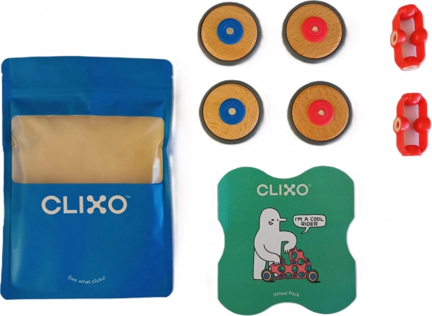 Clixo Wheels - set di ruote e connettori