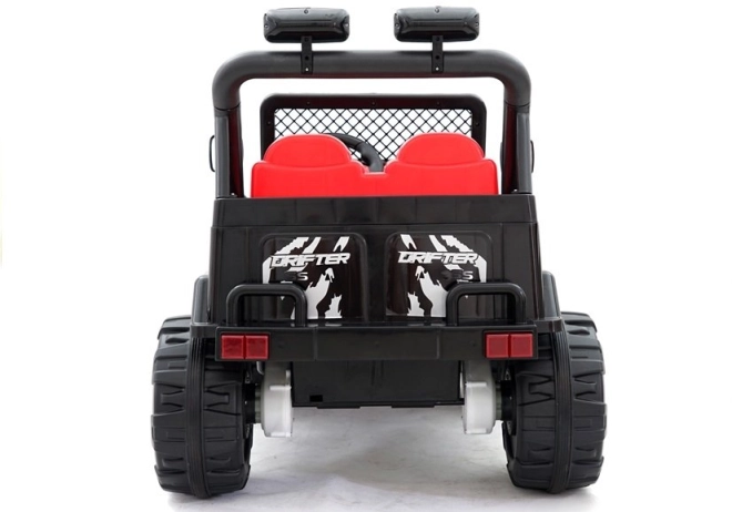 Auto elettrico per bambini Jeep potente nero S618