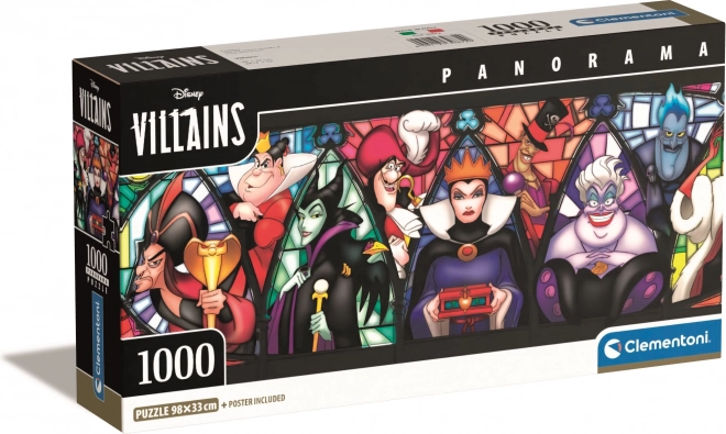 Puzzle panoramico Disney Villains 1000 pezzi