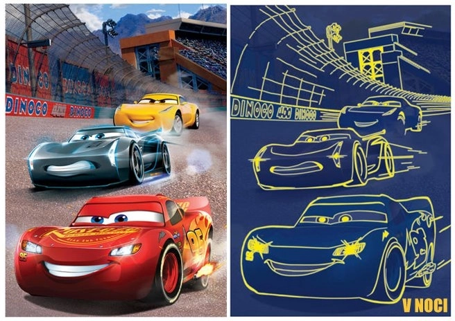 Puzzle luminoso Cars 3: Traguardo finale XL 100 pezzi