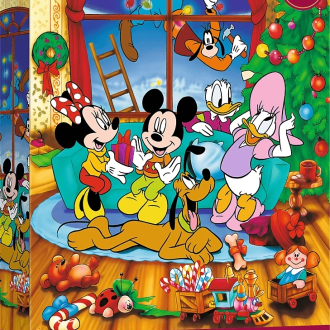Puzzle Disney Mickey Mouse e amici Natale 600 pezzi