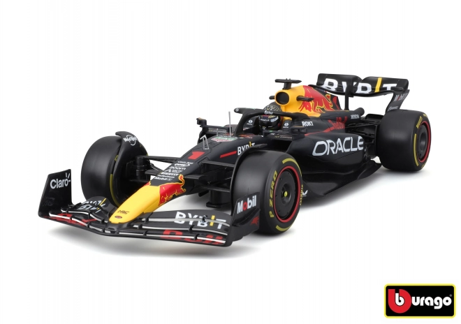 Modello F1 Red Bull RB19 con Max Verstappen