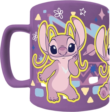 Tazza Stitch con coprimug in peluche rimovibile Angel