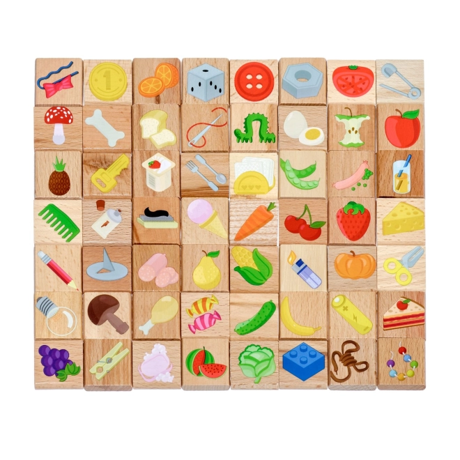 Ricco set da 56 pezzi con illustrazioni chiare