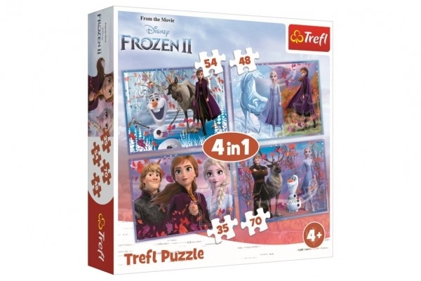 Puzzle 4 in 1 Frozen 2 - Viaggio nell'Ignoto