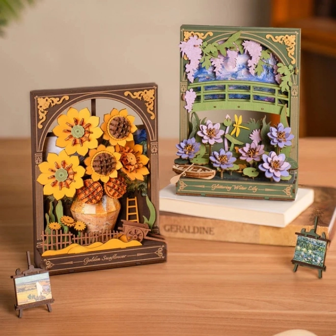 RoboTime 3D puzzle in legno Ninfee scintillanti
