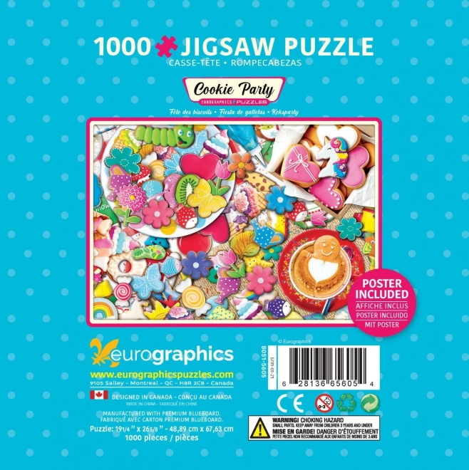 Puzzle Sušenková Oslava 1000 Pezzi in Scatola di Latta