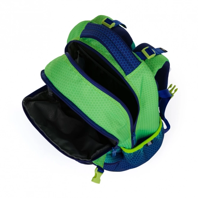 Zaino Scolastico OXY Ombre Blu-Verde