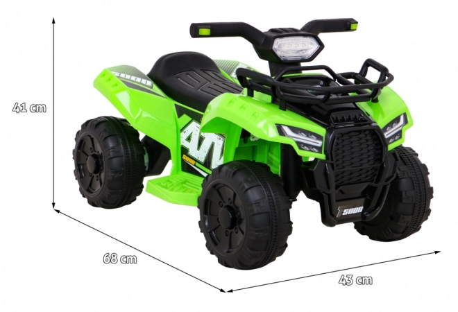 Quad Storm per bambini con batteria – verde