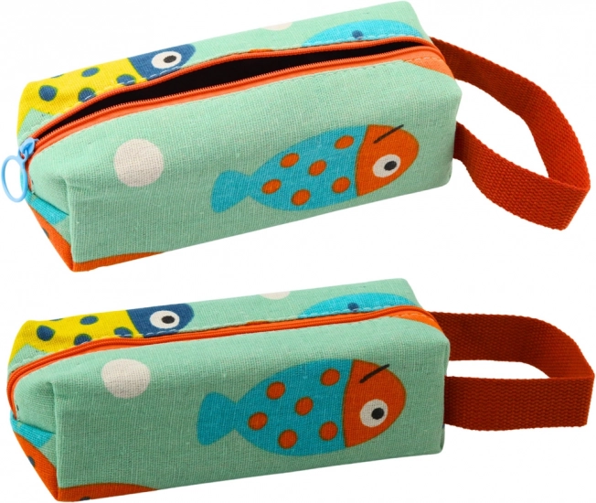 Astuccio scolastico flessibile Pesci marini