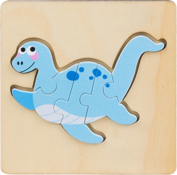 Puzzle in legno Dinosauri 11 x 11 cm