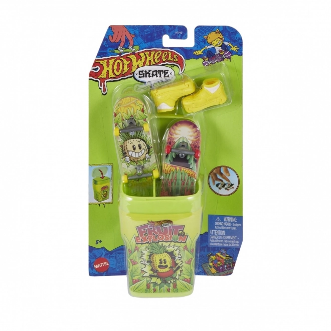 Set skateboard hot wheels skate skatebox