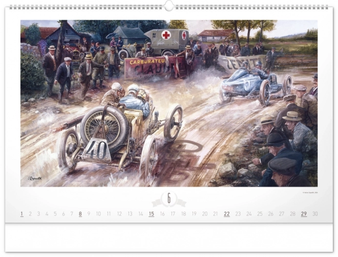 Calendario Murale Oldtimers di Václav Zapadlík 2025