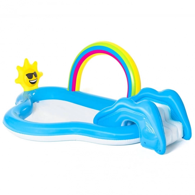 Giochi d'acqua per bambini Arcobaleno Solare con scivolo Bestway