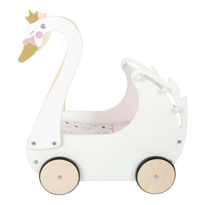 Passeggino per bambole Small Foot Cigno