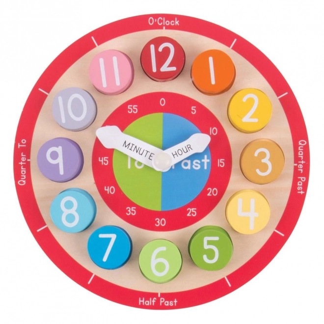 Orologio educativo per bambini di Bigjigs Toys