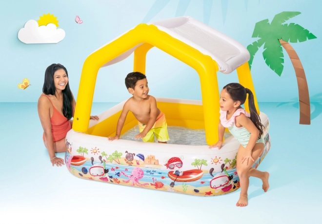 Piscina Gonfiabile per Bambini con Tetto Intex