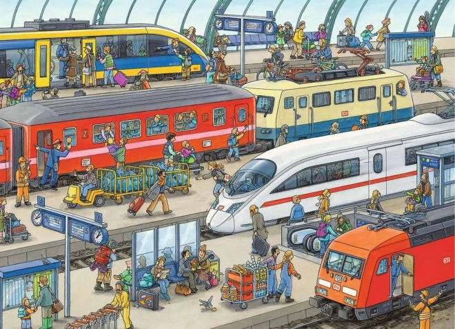 Puzzle Stazione Ferroviaria 60 Pezzi