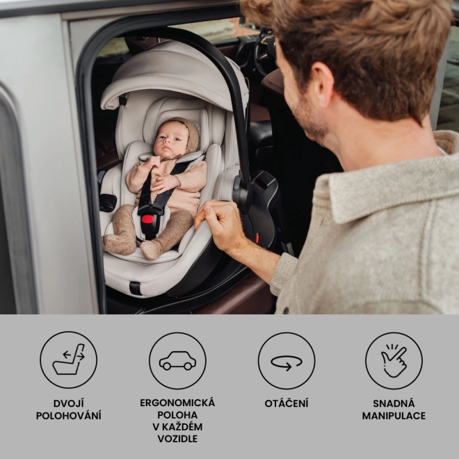 Seggiolino auto Britax Römer Baby-Safe Pro Stile con base Vario 5Z, colore teak