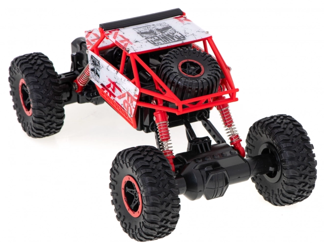 Auto telecomandato RC Rock Crawler blu – Rosso