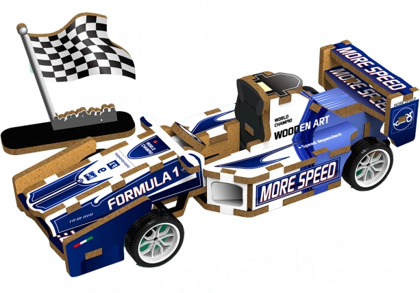 3D puzzle in legno Formula
