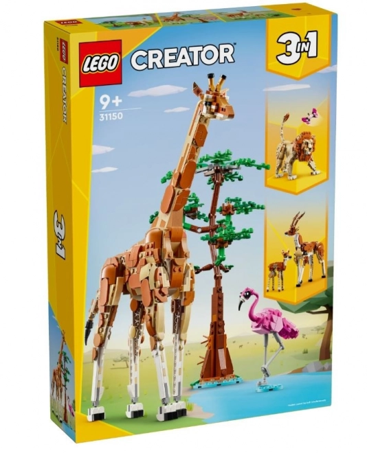 Animali Selvaggi Da Safari LEGO Creator 3-in-1