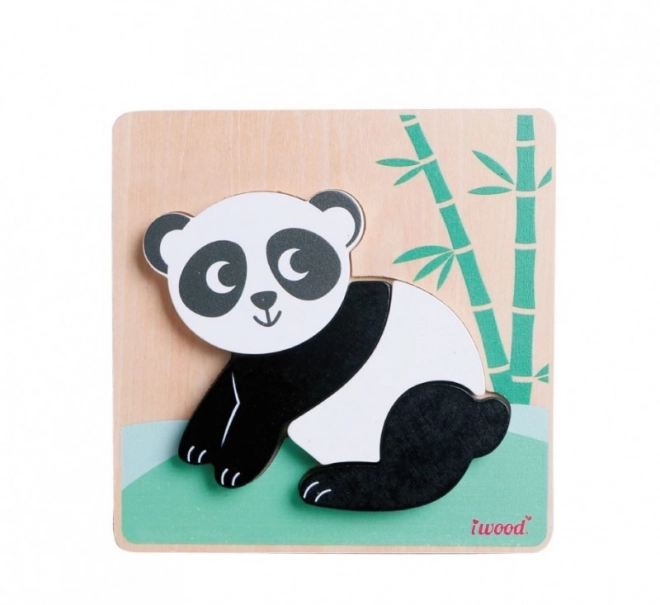 Puzzle in legno Animali Panda