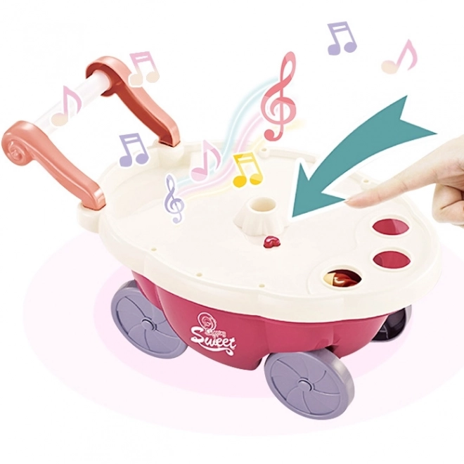 Carrello Woopie con gelati e dolci con melodia e luci