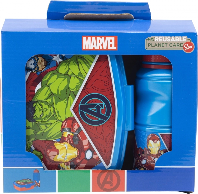 Set pranzo per bambini 2 in 1 Avengers