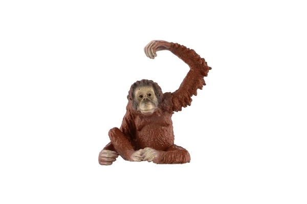 Orangutan di Sumatra figurina in plastica 8 cm confezionata