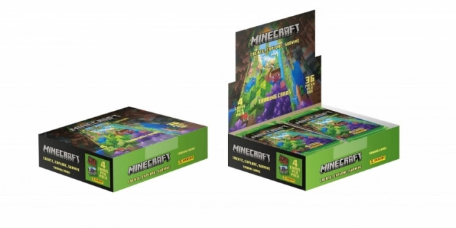 Carte Collezionabili Minecraft Display 36 Bustine