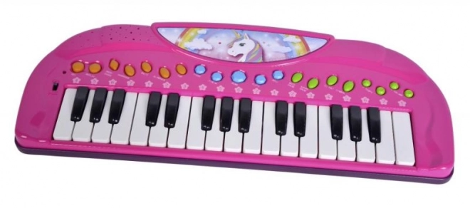 Pianoforte rosa Unicorn con 32 tasti