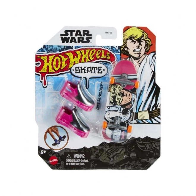 Fingerboard tematico con scarpe Hot Wheels – Luke Skywalker