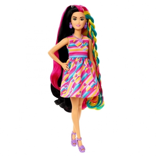 Bambola Barbie Totally Hair capelli colorati e accessori