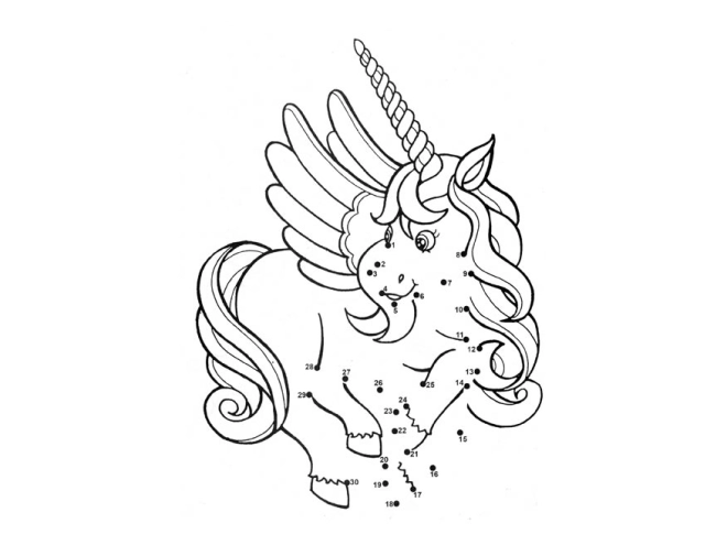 Unicorno alato per mani abili
