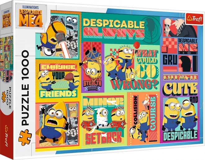 Puzzle TREFL Cattivissimo Me 4: Gru e Minions 1000 pezzi