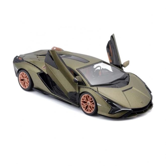 Modello Bburago Lamborghini Sián FKP37 in scala 1:24 verde