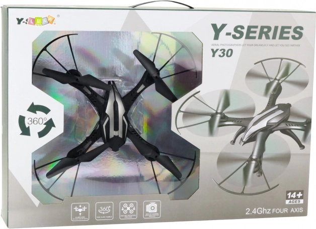 Drone Y30 con luci LED e rotazione a 360°