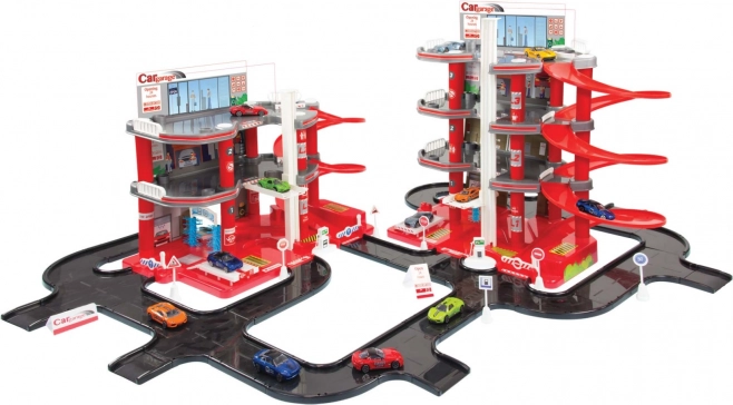 Mega garage Mochtoys – set parcheggio con strada