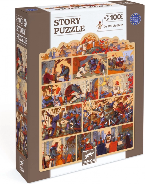 DJECO Puzzle Narrativo Re Artù