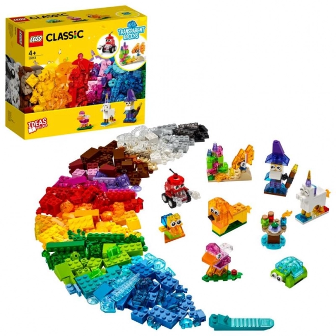 Lego Classic Blocchi Creativi Trasparenti