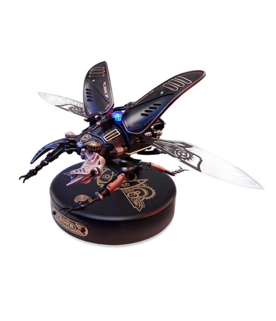 Puzzle meccanico 3D rinoceronte volante