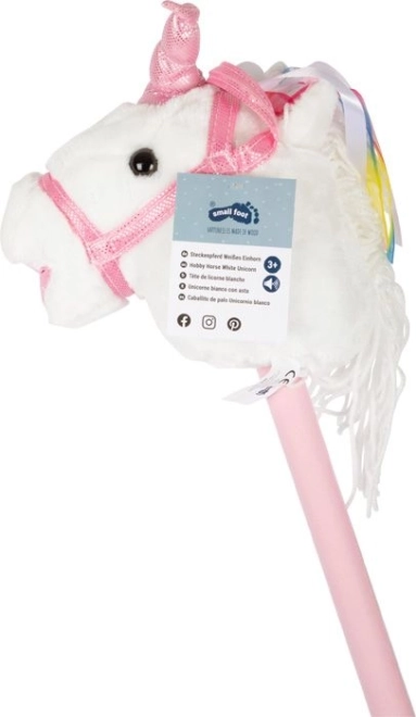 Unicorno giocattolo a bastone per bambini