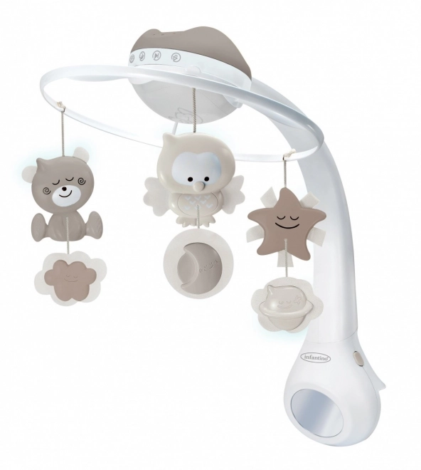 Giostrina musicale 3 in 1 beige Infantino