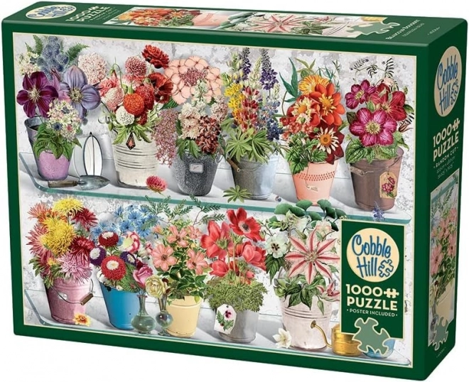 Puzzle Mosaico di fiori 1000 pezzi