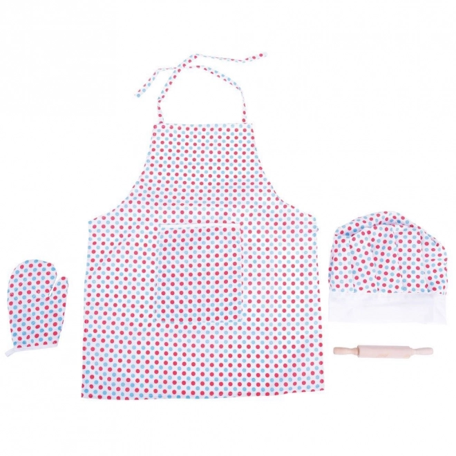 Set da cucina a pois per bambini Bigjigs Toys