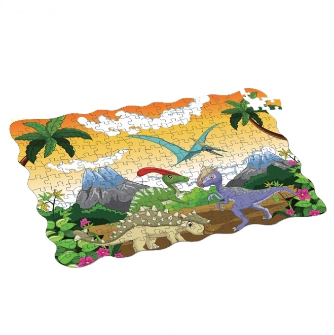 Puzzle Dinosauri 208 Pezzi 90x64 cm