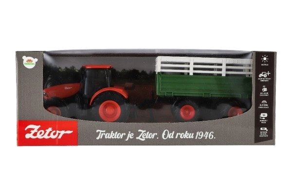 Trattore RC Zetor con rimorchio