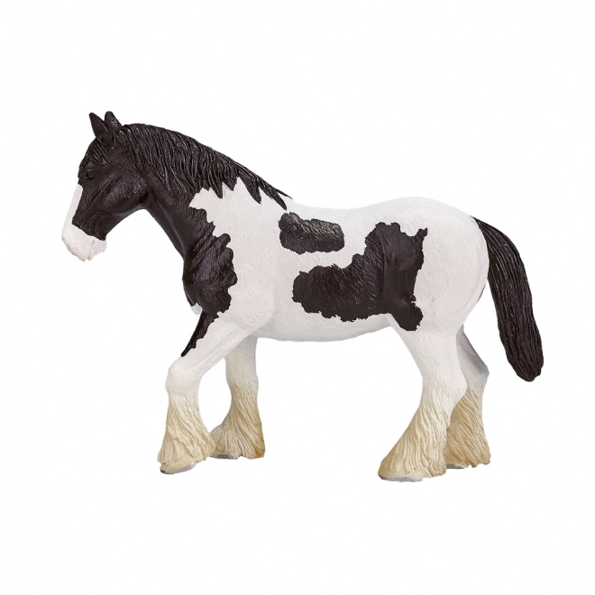 Cavallo Clydesdale Bianco e Nero Mojo